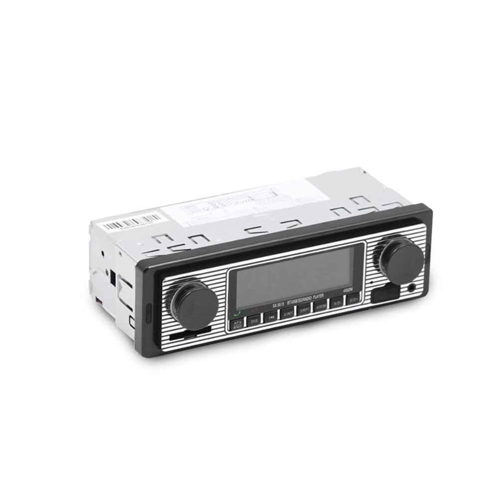 US Bluetooth Vintage Car FM Radio MP3 Player USB Stereo Audio Receiver AUX