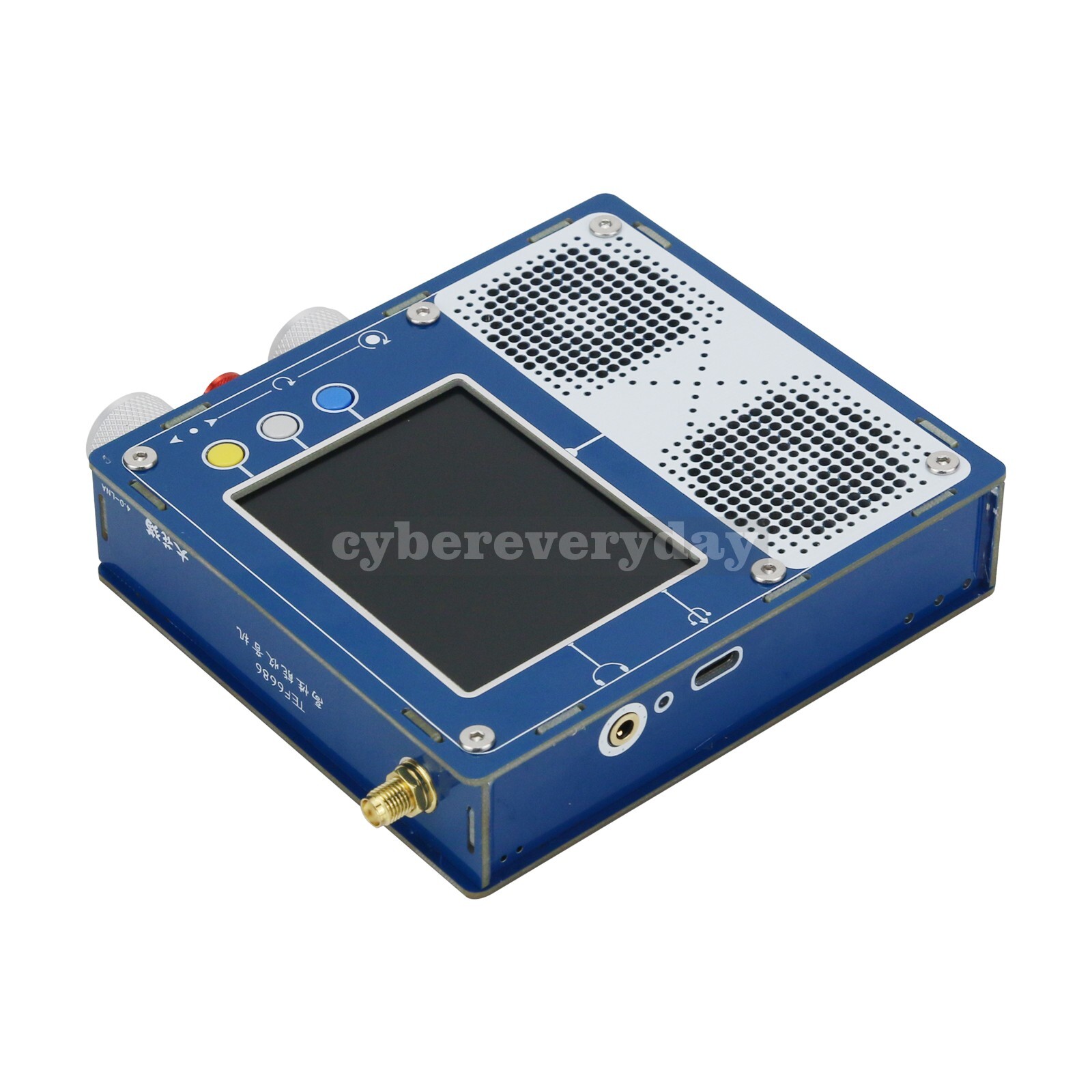 HamGeek TEF6686 Plus 3.2″ DSP Radio Full Band Radio Dual Speaker Hardware 1.18