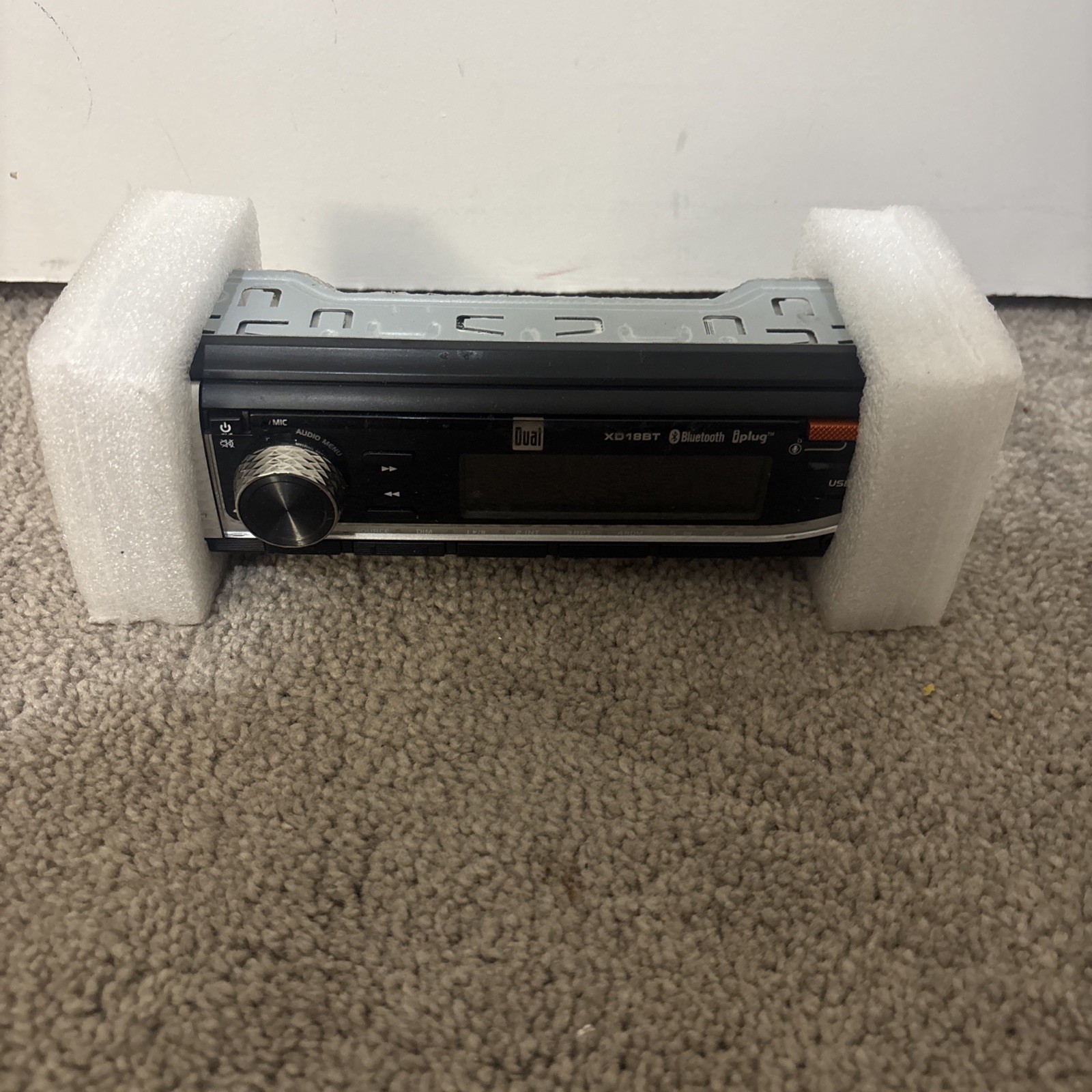 Dual- XD18BT- Single-DIN Media Receiver w/ Bluetooth HEAD UNIT ONLY