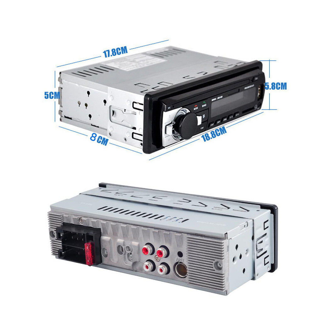 Single 1 Din Car Radio MP3 Player Bluetooth Stereo 12V Head Unit SD/USB/AUX/FM
