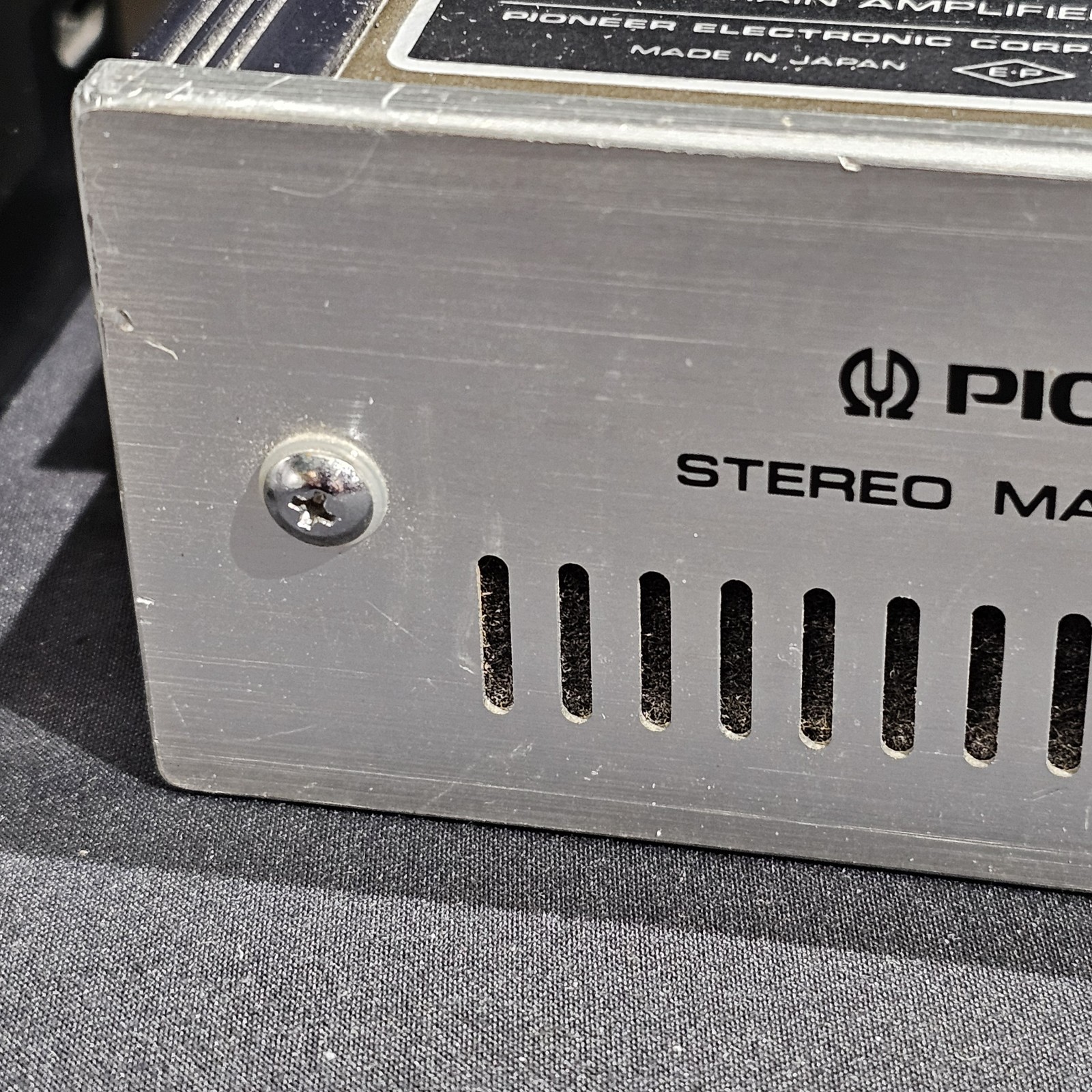 Vintage Pioneer KP-66G & GM-40 Component Cassette Deck & Amplifier AS-IS