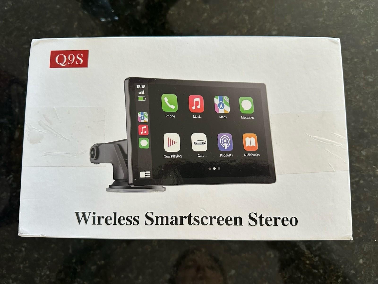 Q9S Wireless Smartscreen Stereo – CarPlay and Android Auto