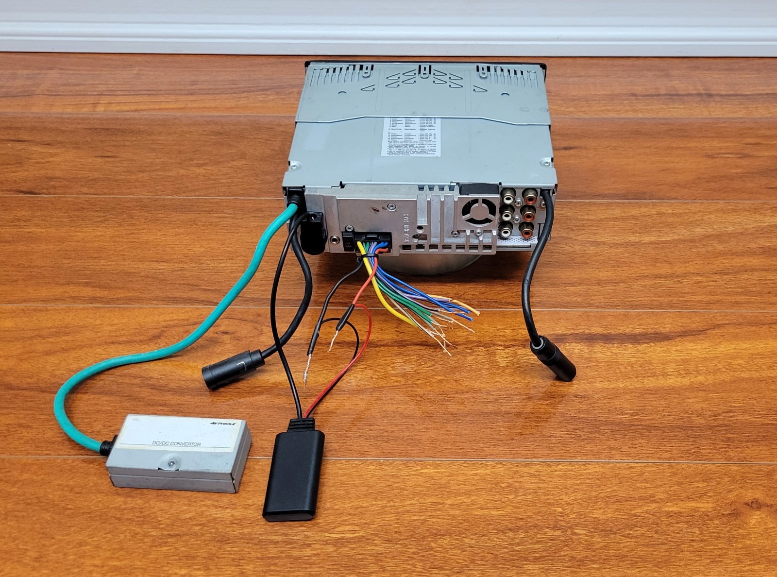 SUPER RARE ALPINE CDA-9855 CD PLAYER with DSP and BLUETOOTH ADAPTER