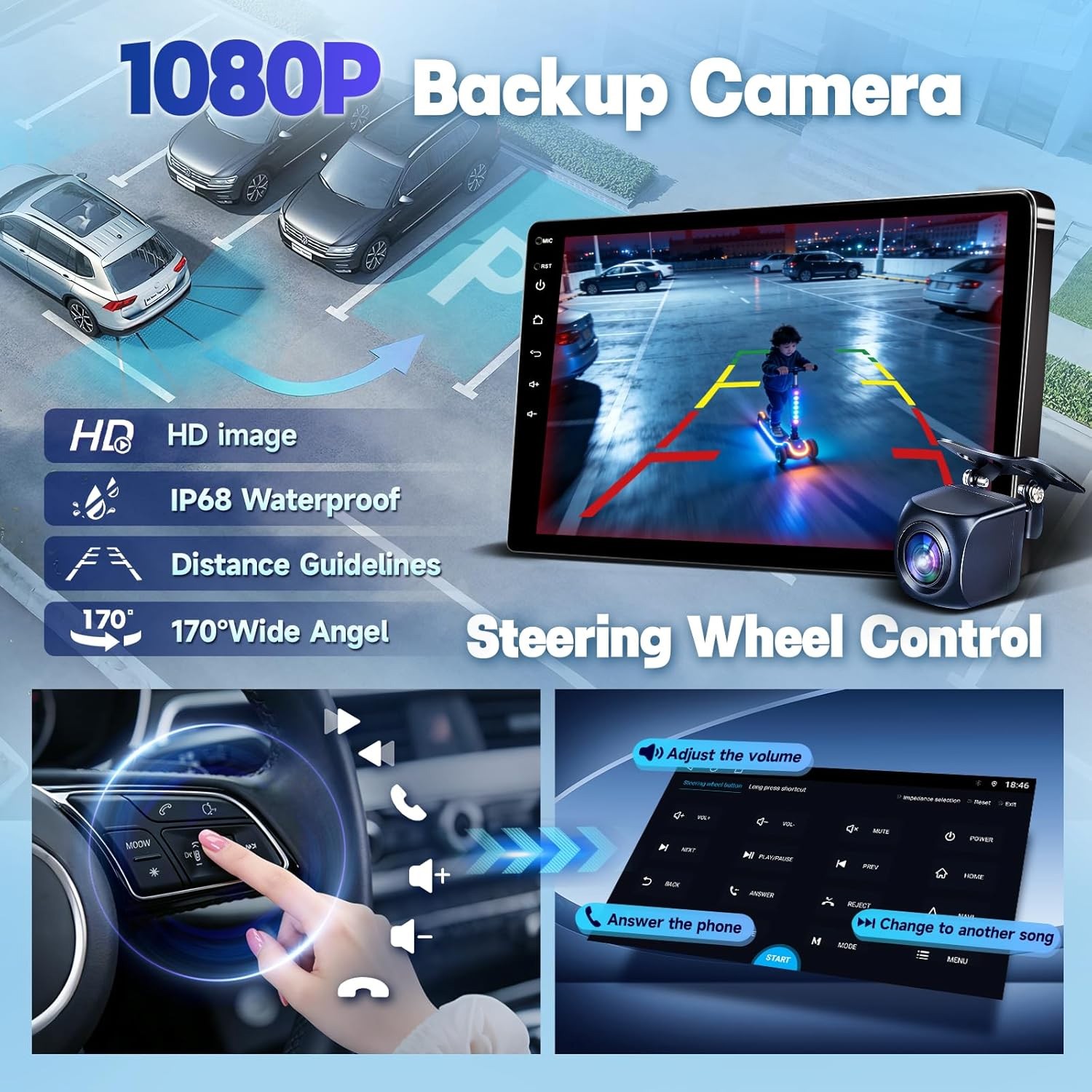10.1″Ford Explorer Car Radio Stereo GPS Wireless Apple Carplay Android 2011-2019