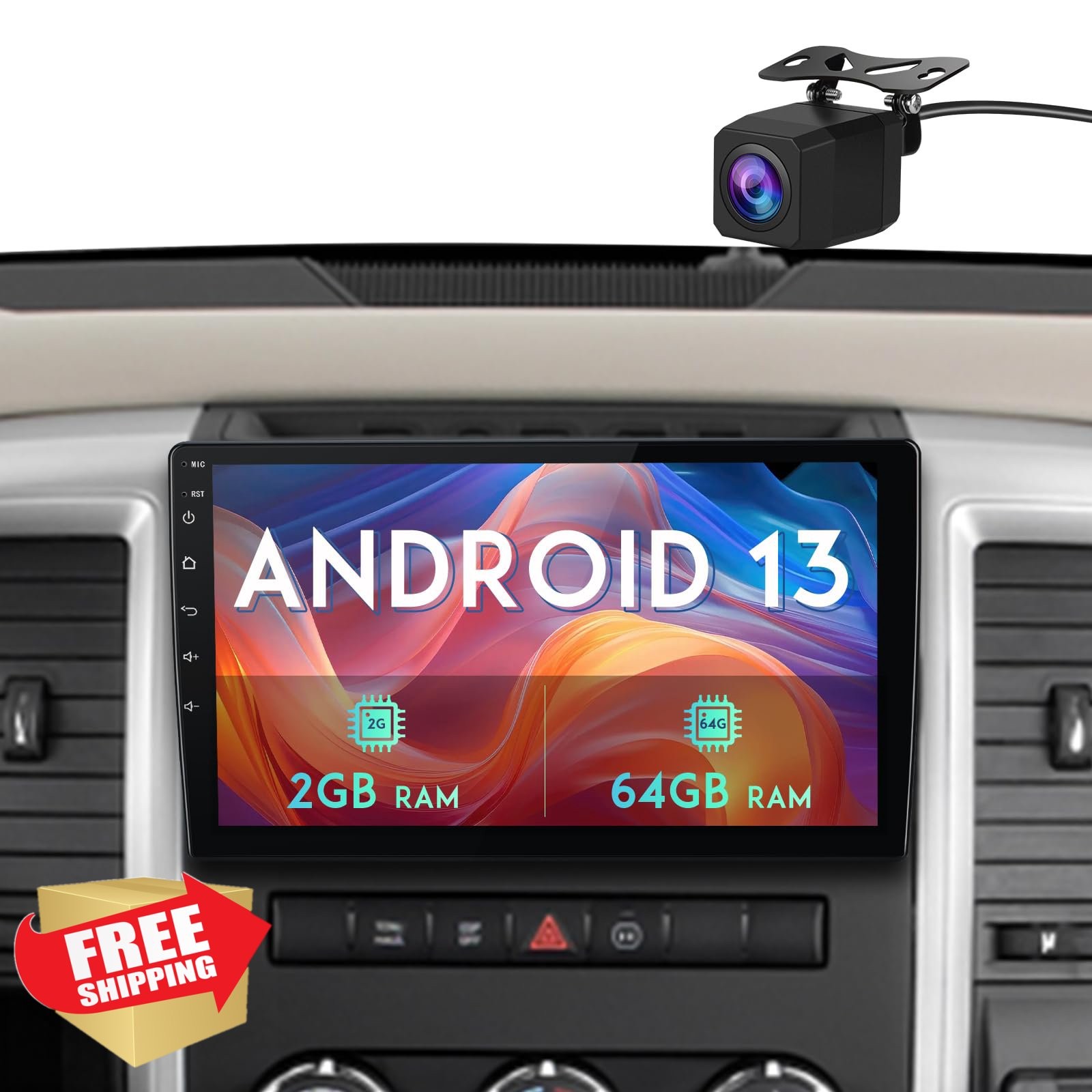 Votheon Jeep Wrangler JK 07-18 Android 13 10″ 2GB 64GB Car Stereo