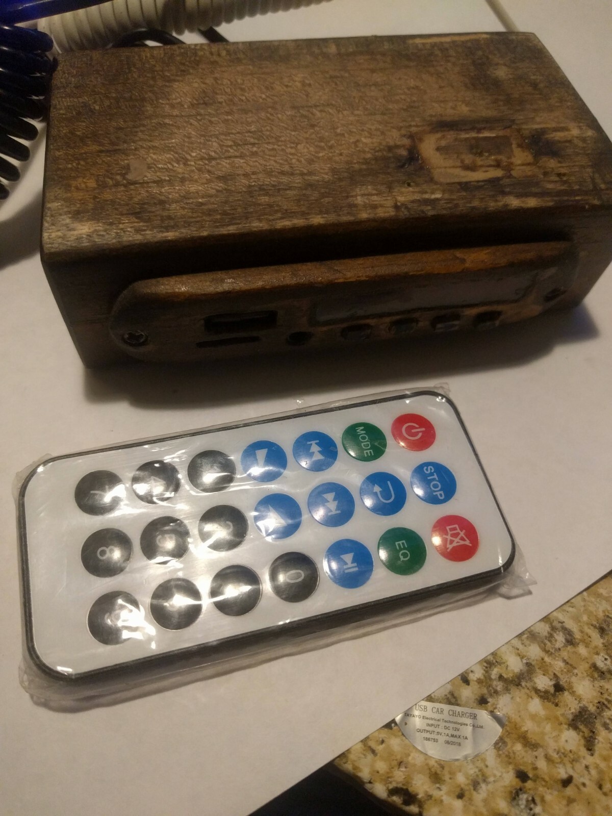handmade Bluetooth Car  MP3 Player USB SD/AUX-IN/FM Radio Stereo