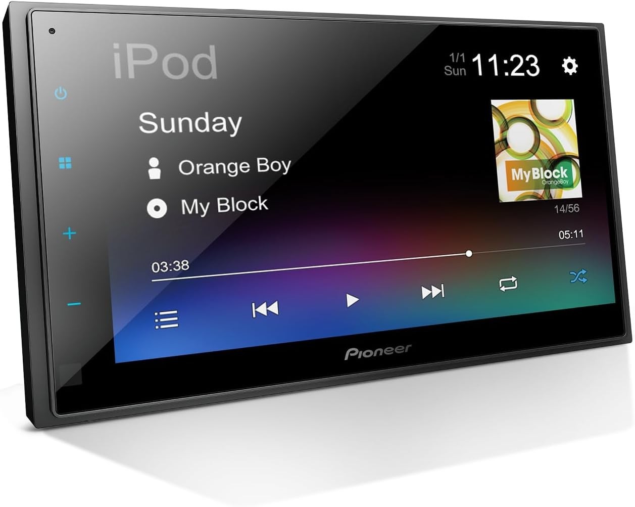 6.8″ Resistive Touchscreen, Double Din – Bluetooth, Backup Camera, USB, FLAC,…