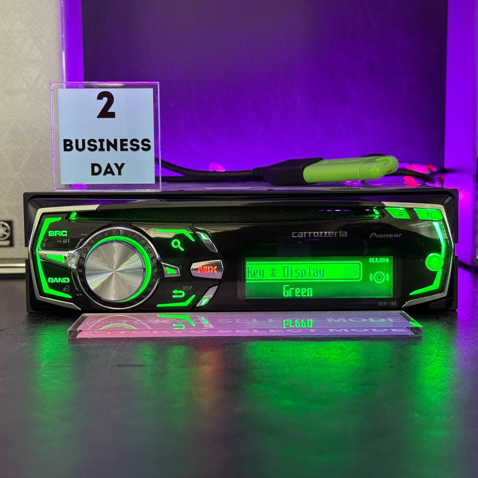 Pioneer Carrozzeria DEH-780 1Din Car Audio USB CD Player JDM Tested In Stock