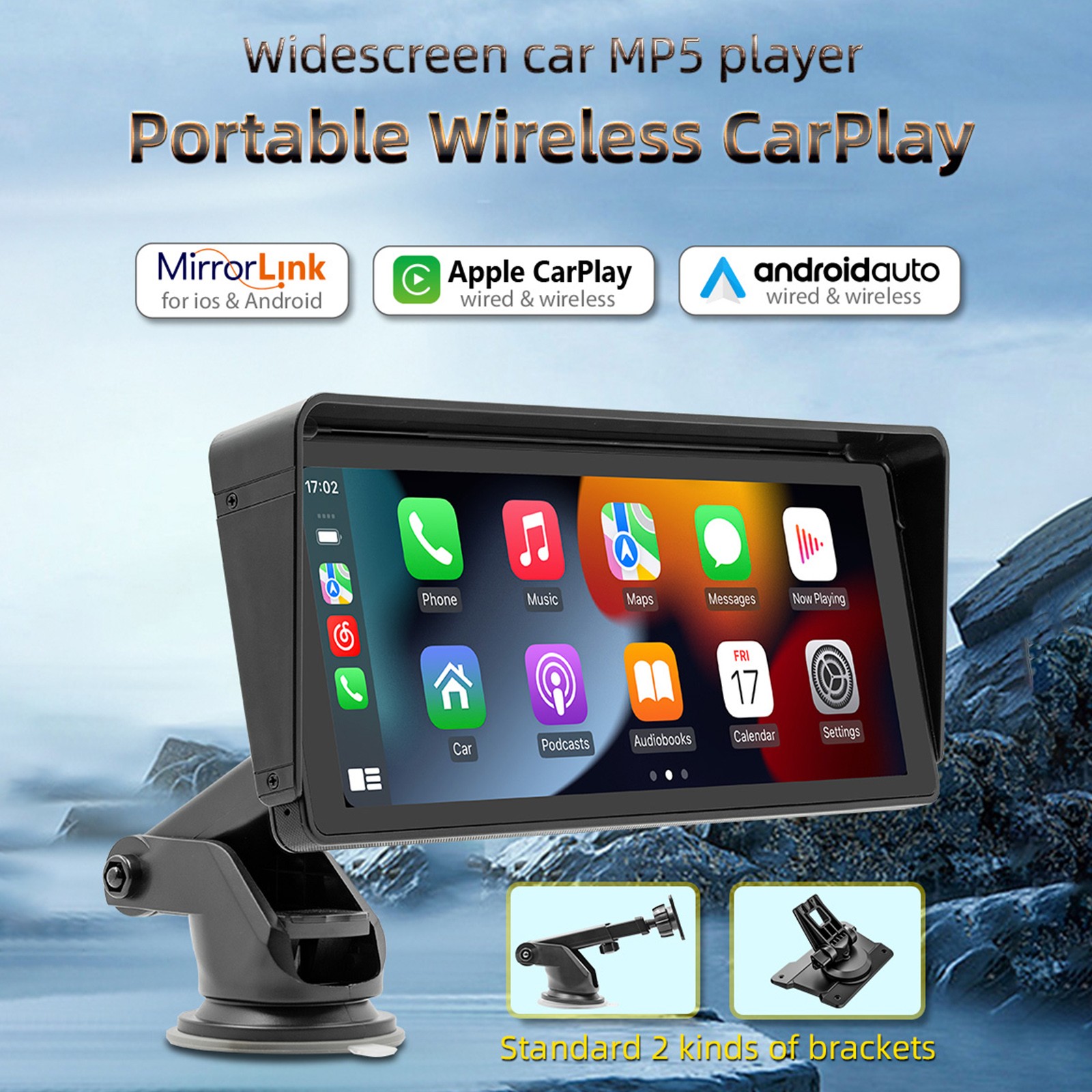 10.26″ Car MP5 Player Bluetooth Car FM Transmitter Wireless Carplay 4 LED Camera
