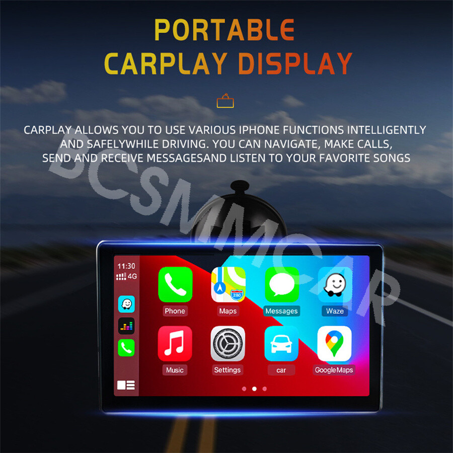 Radio Car Stereo Touch Screen MP5 Player Navigation BT AUX SD USB W/Free Camera