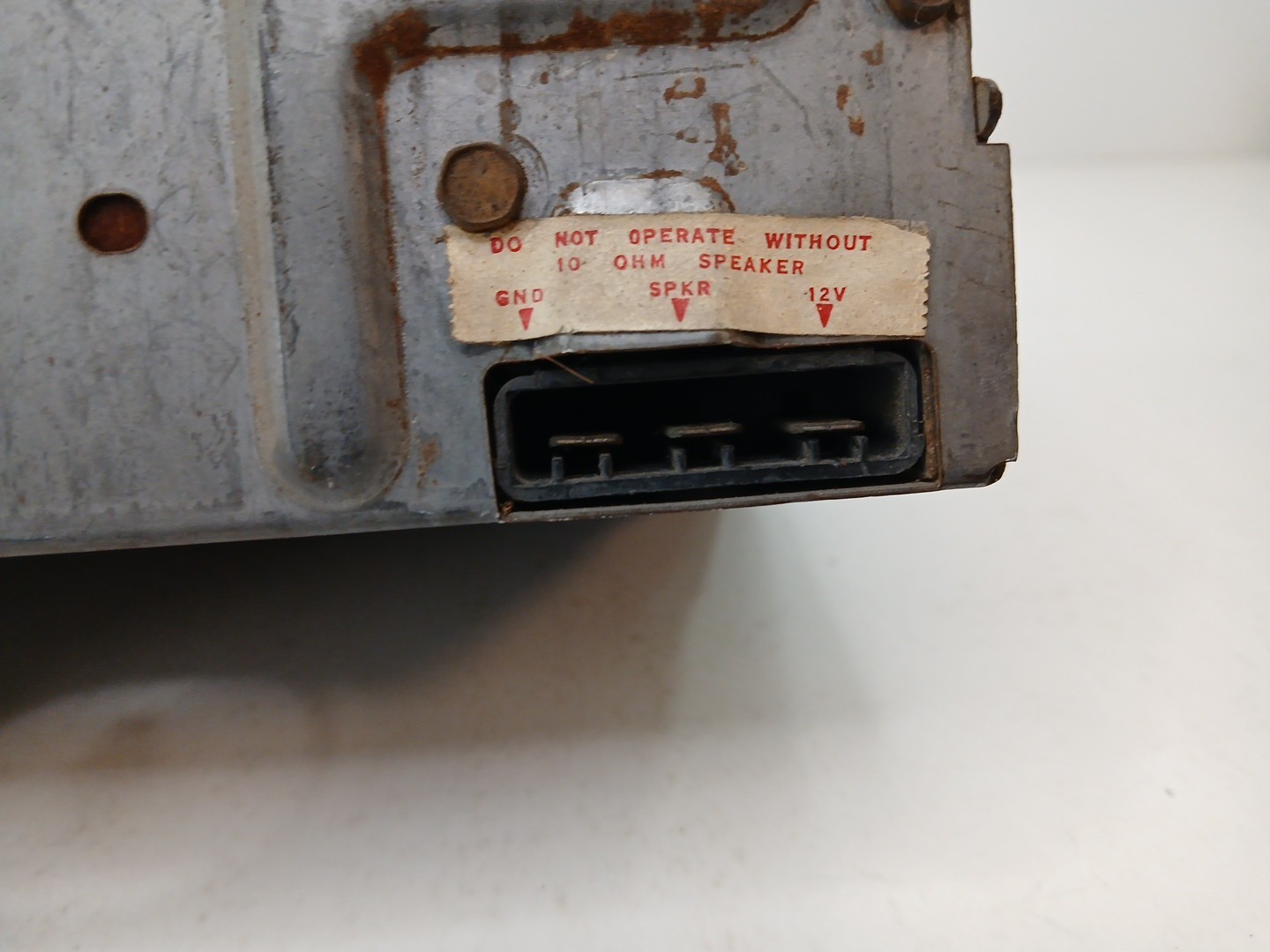 GM 1960s 70s Pontiac Delco AM In Dash Radio Model 7293512 – Tested Works