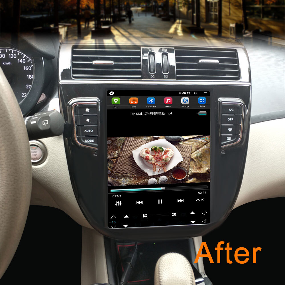 Android 14 For Nissan Tiida 2011-2015 Car Multimedia Player Navigation 8G+128GB