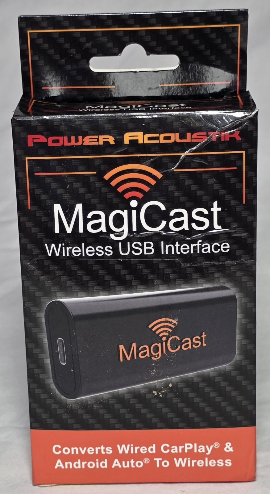Power Acoustik MagiCast MC-1 Wireless CarPlay / Android Auto USB Interface NEW
