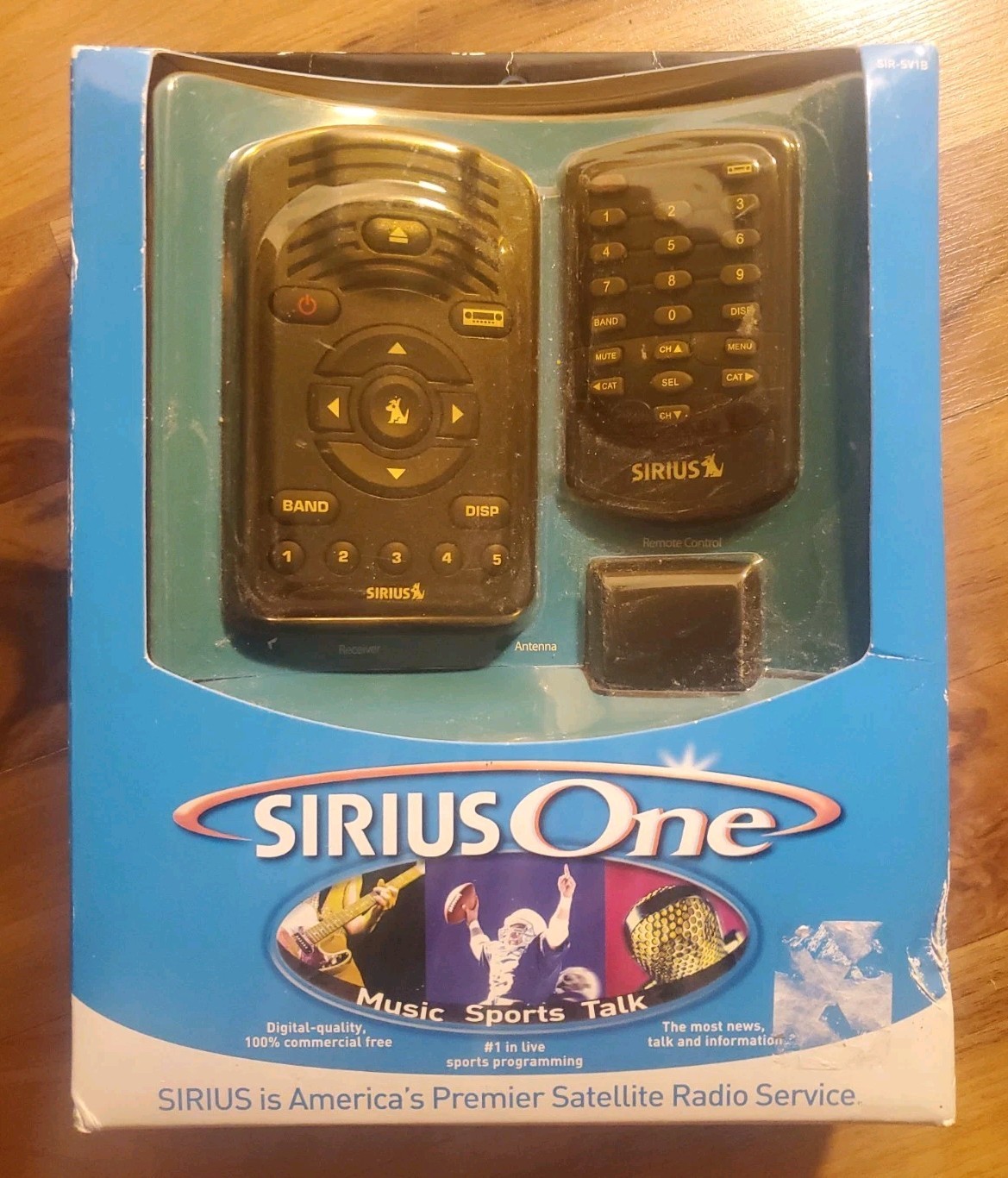 Sirius Satellite Radio Sirius One All-In-One Car Kit with remote Sealed Wore Box