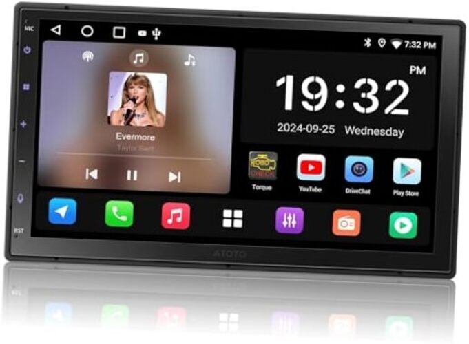 A5L 7inch Android Double DIN Car Stereo, in Dash Car Radio with Wi 7″
