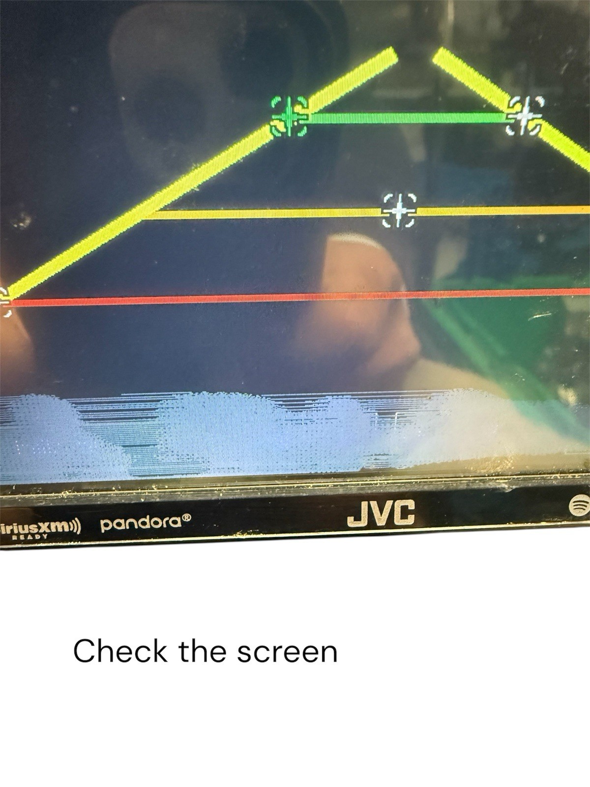 JVC KW-V25BT 2 DIN Car Radio Dvd Bluetooth please read