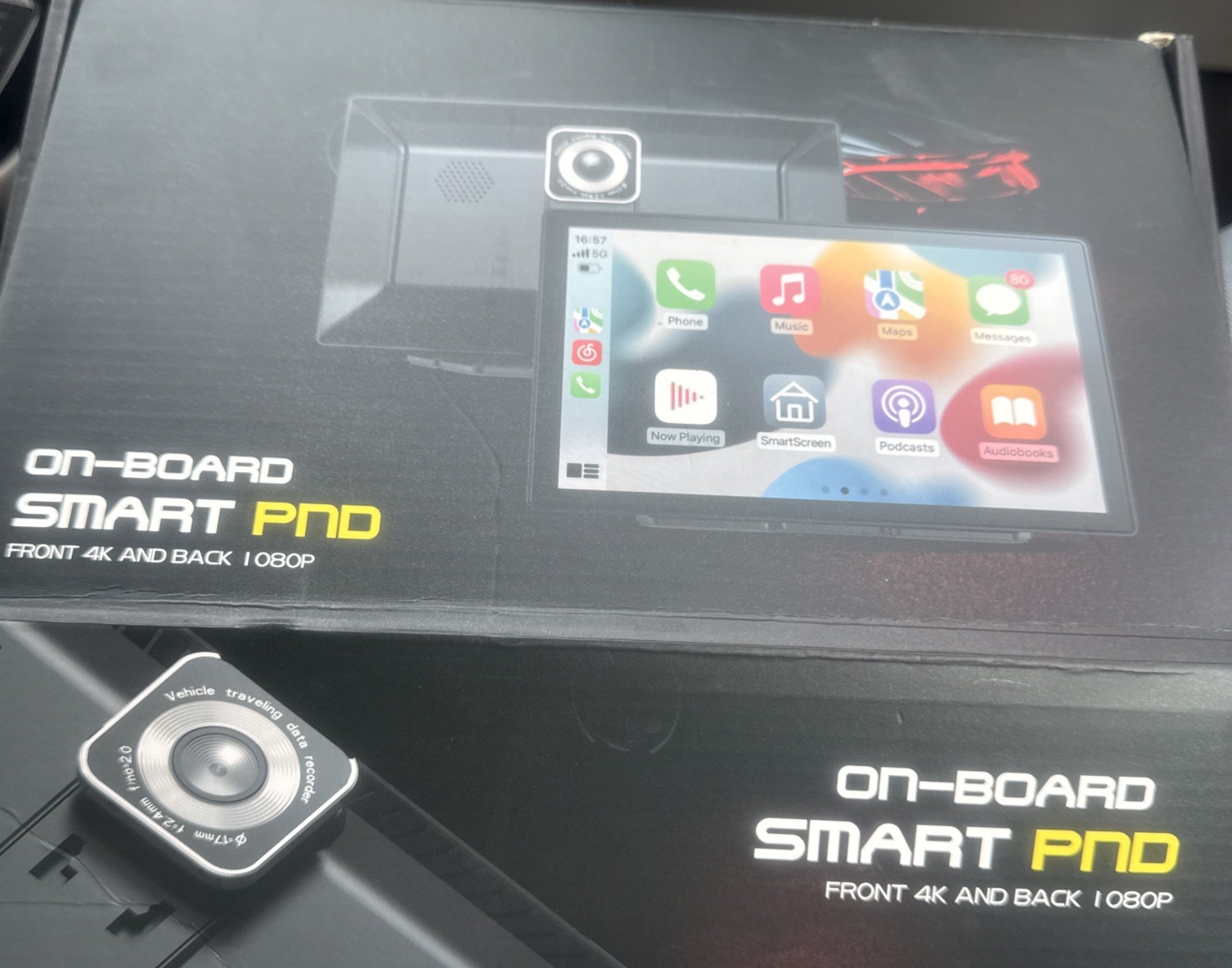 On-board Smart PND Car Stereo Front 4K and Back 1080P, 9 Inch Screen