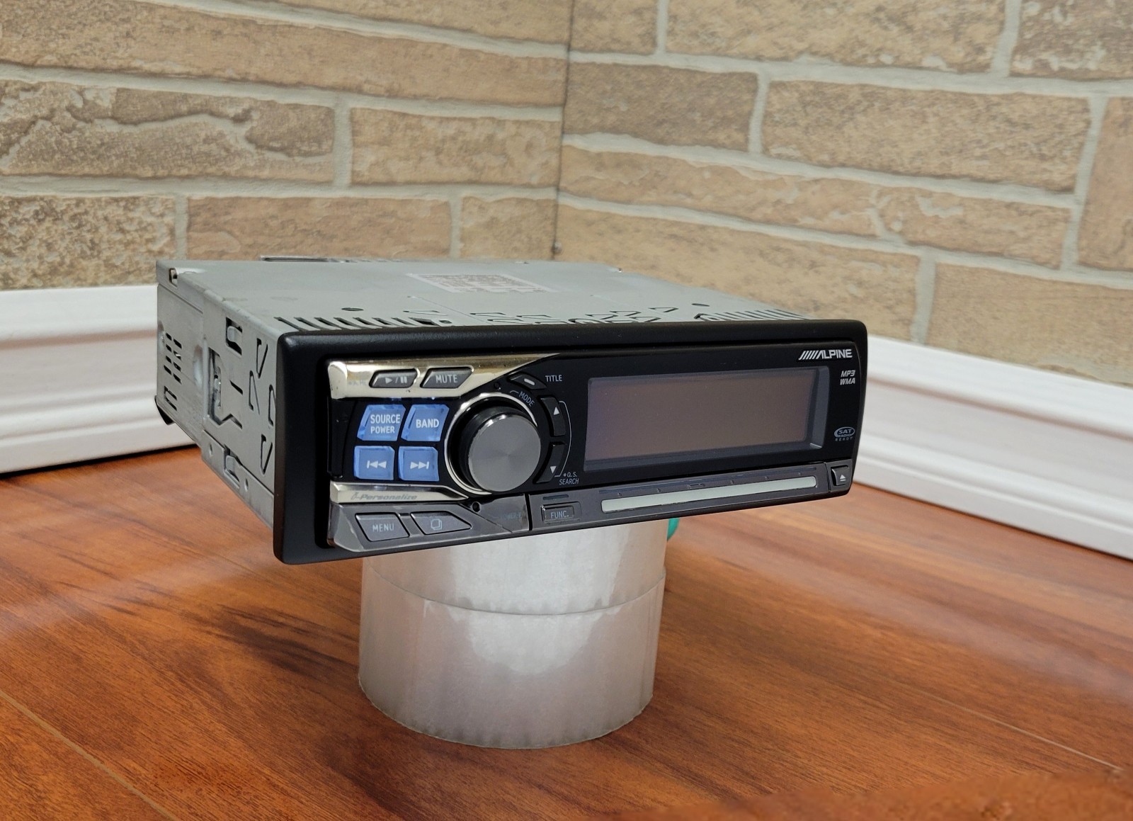 SUPER RARE ALPINE CDA-9855 CD PLAYER with DSP and BLUETOOTH ADAPTER