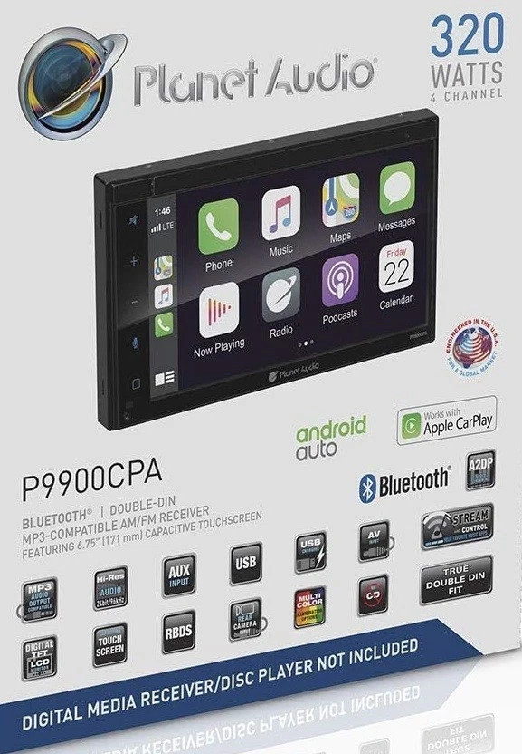 BOSS Audio Systems Elite BV800ACP Apple CarPlay Android Auto Car Stereo System