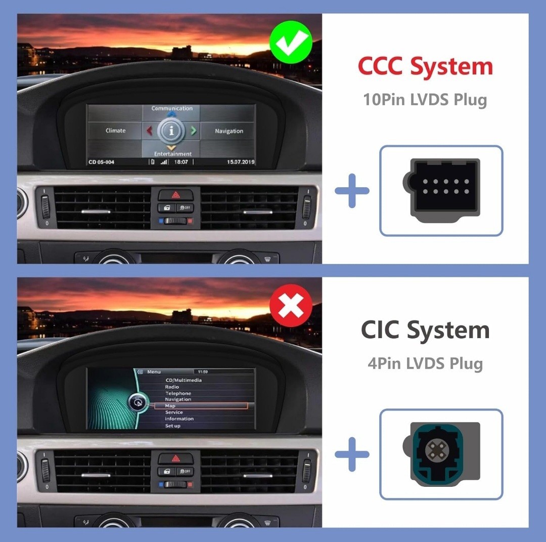 Car Radio for BMW 3/5 Series E60 E61 E63 E64 E90 E91 E92 CCC (2004-2008) Ster…