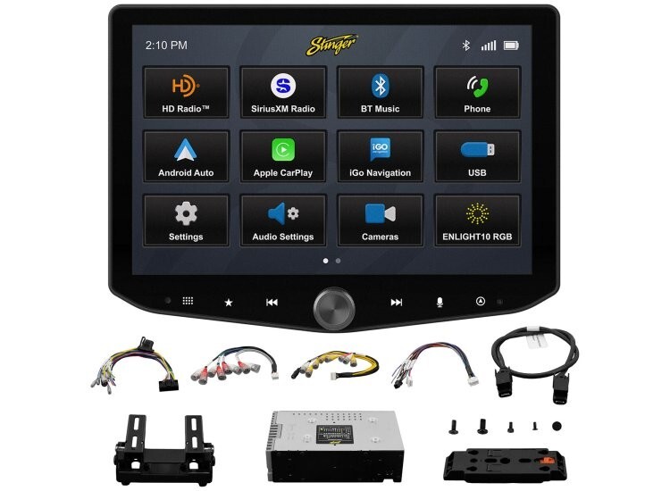 STINGER IX210 HORIZON10 / 10″ MULTIMEDIA RECEVIER/ WIRELESS CARPLAY/ANDROID AUTO