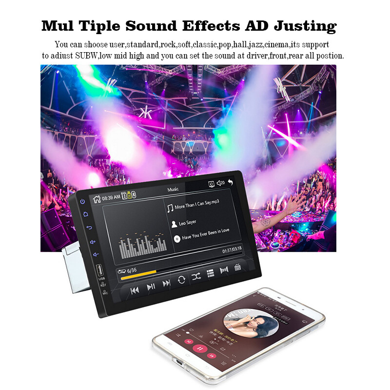 9 inch Touch screen Remote Control Bluetooth MP5 car player Mirror Link USB card