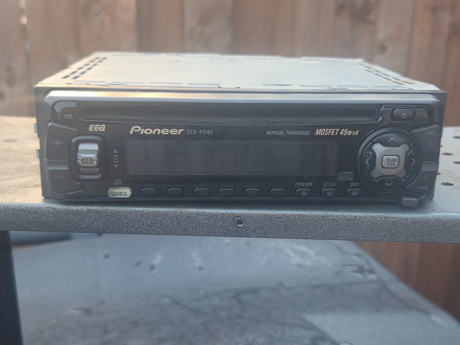 Pioneer Premier DEH-P310 Car Stereo CD Player In-Dash Receiver – Untested, PARTS