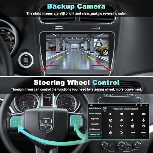 4G+64G 8-core Car Radio for Dodge Journey 2011-2019, 9 Inch For Journey 11-19