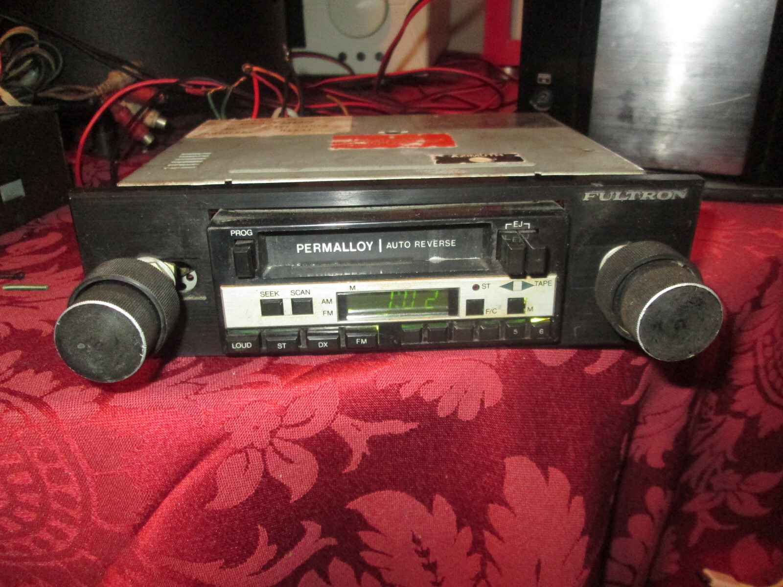 Fultron 16-7000 Cassette Deck Receiver VINTAGE 12V AS-IS Memphis Audio