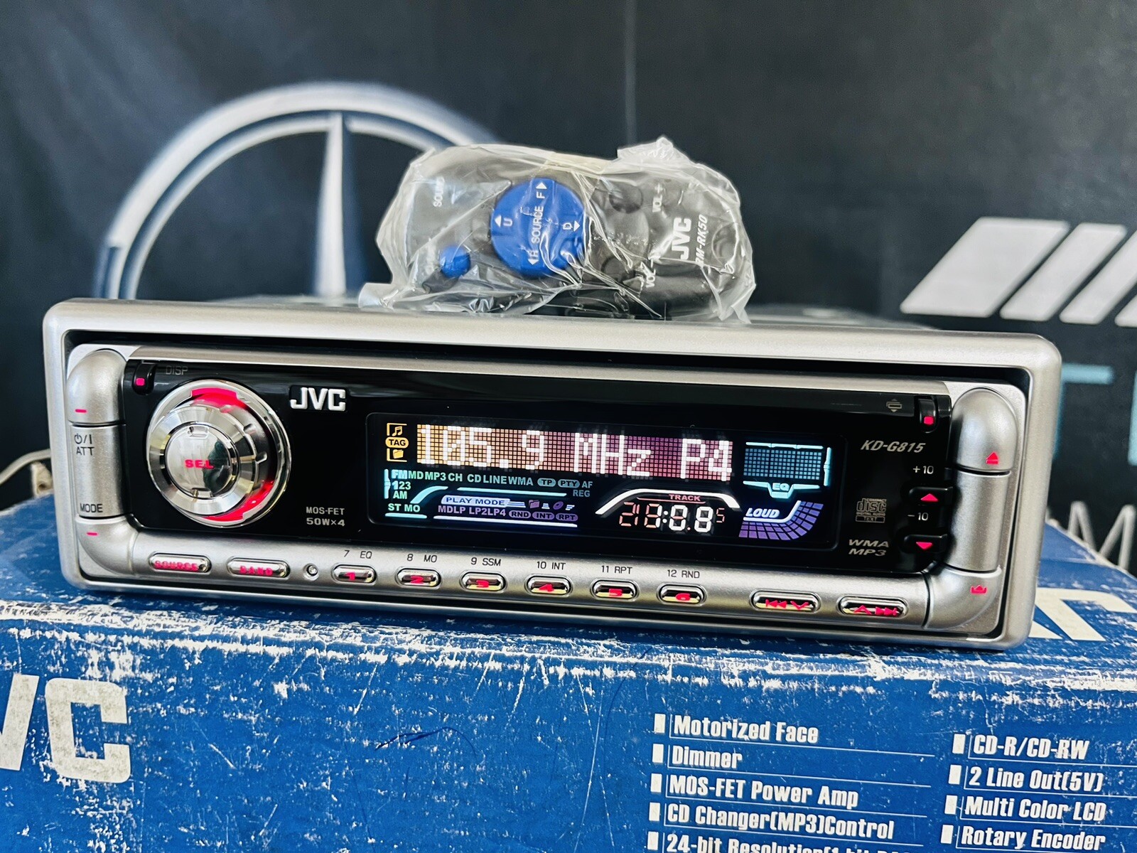 New JVC KD-G815 Car Radio CD Receiver WMA/Mp3 50Wx4 OldTimer