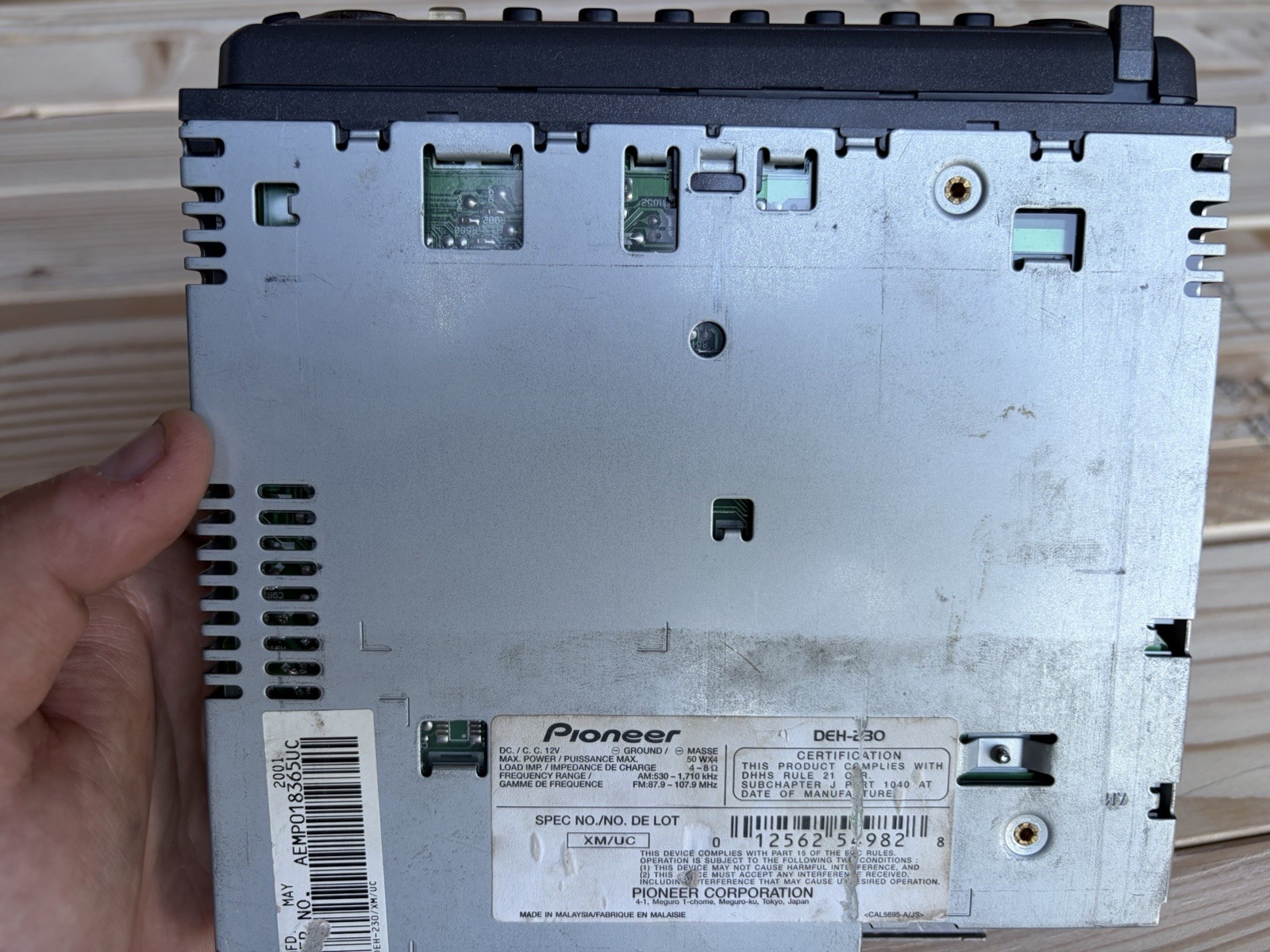 Pioneer DEH-230 Pioneer Premier – Untested WMA/MP3/AAC MOSFET 50Wx4