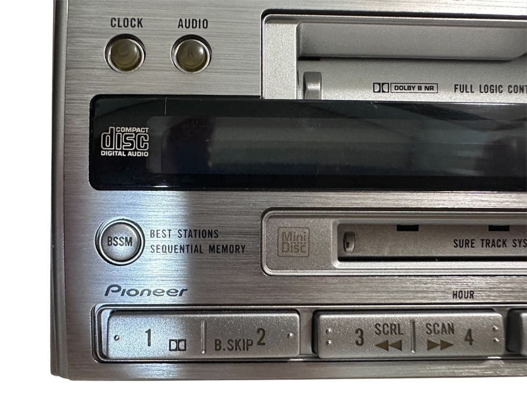 carrozzeria Car Audio FH-401 MD CD Cassette Tuner Deck Used Tested