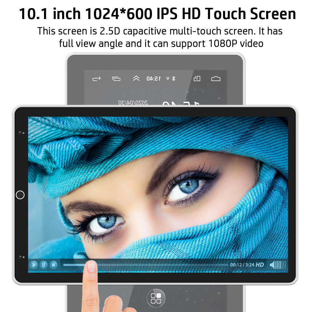 10.1″ Android 12 Carplay Car Stereo Radio GPS Universal 2Din Rotatable Player BT