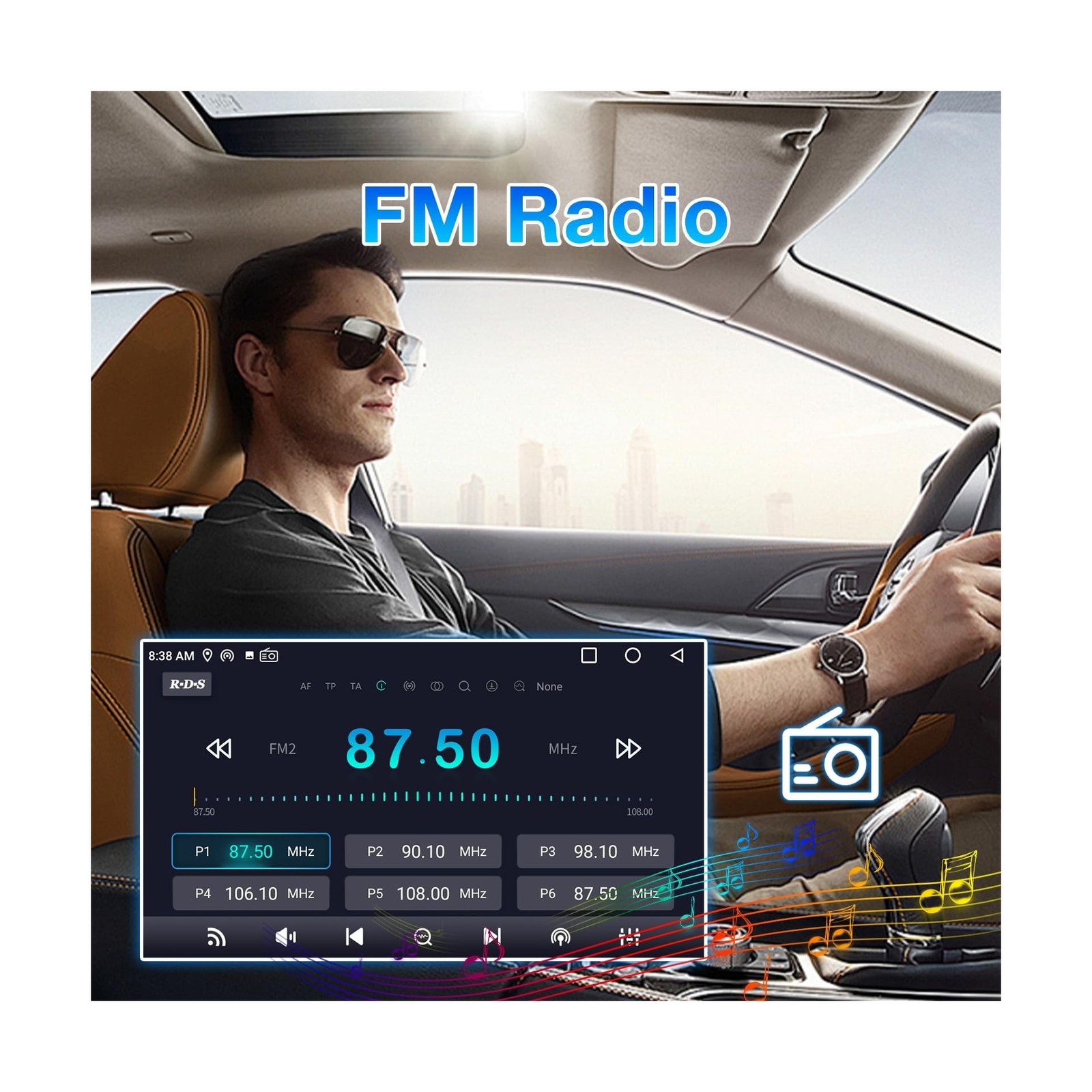 Android 13 Car Radio Stereo Compatible with Dodge Charger/Magnum 2005 2006 20…