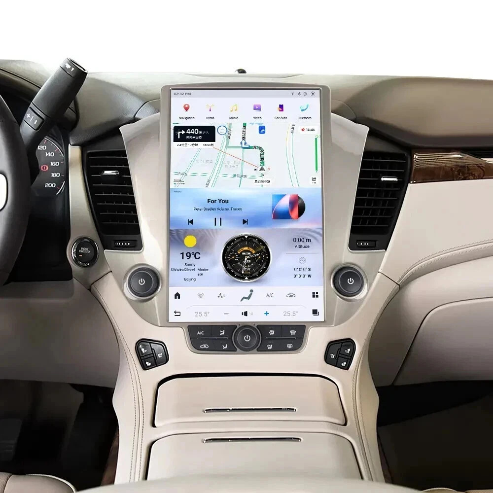For Chevrolet Tahoe GMC Yukon 2014-2020 14.4″ Android Tesla GPS Radio Big Screen