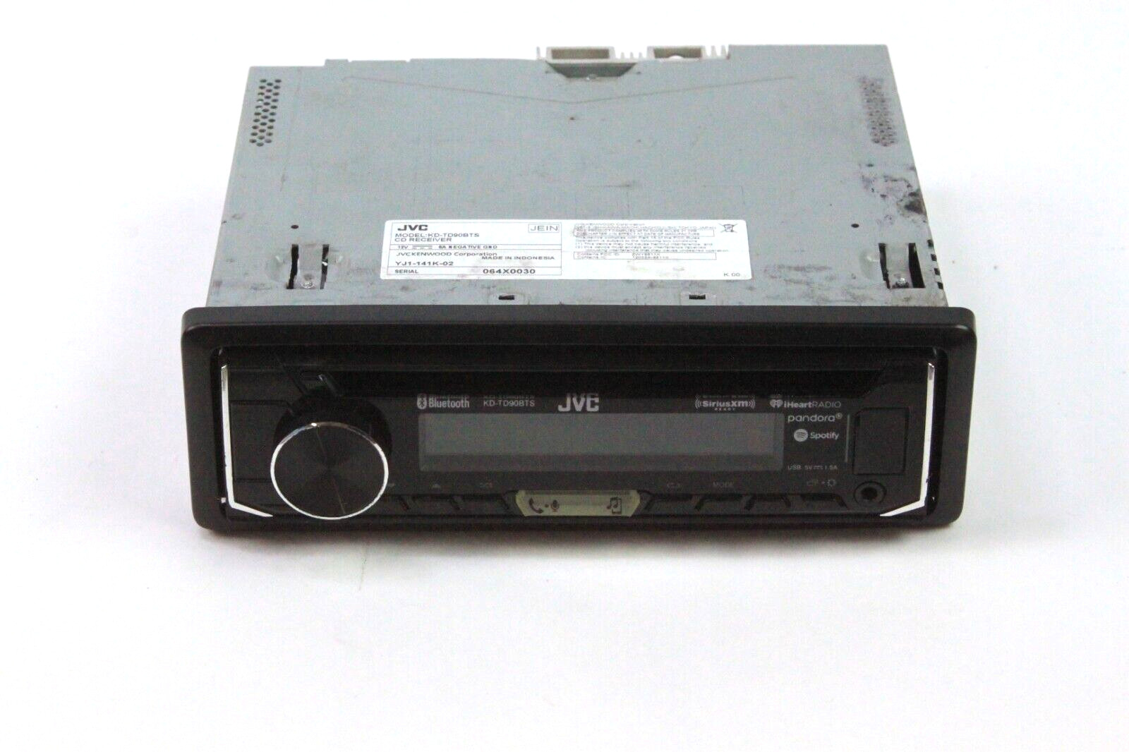 JVC KD-TD91BTS CD/MP3 Player Front USB AUX Bluetooth Pandora Spotify SiriusXM