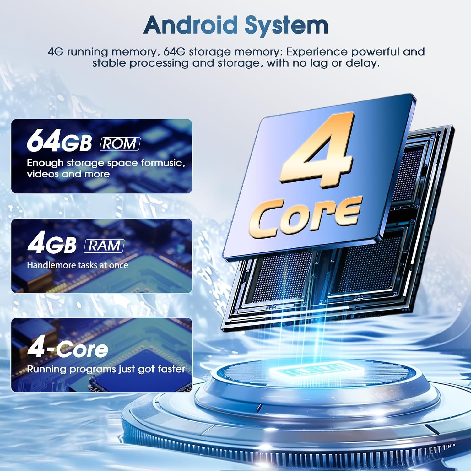 7 Inch 8 Core [4+64G] Double Din Car Stereo Radio Touch Screen Bluetooth Audi…