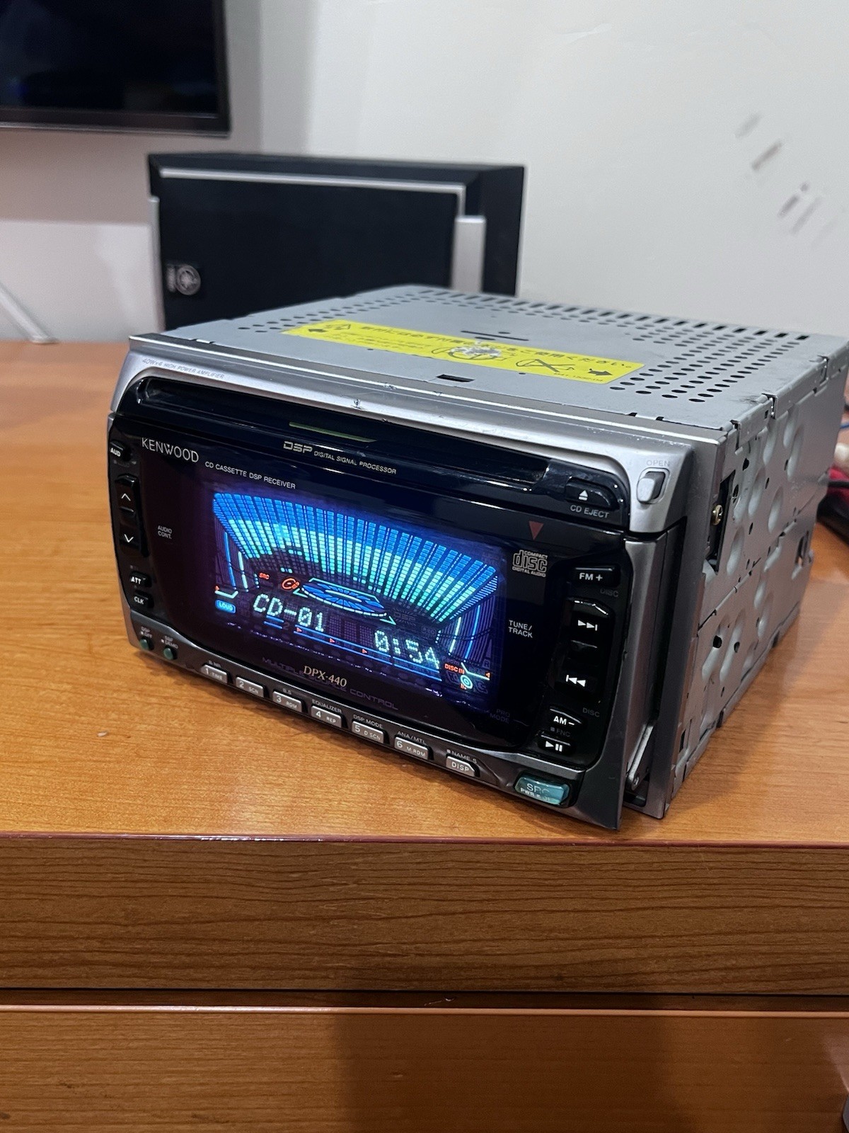 Kenwood DPX-440 2DIN Car Audio CD Cassette Player JDM DSP Tested Working Stock