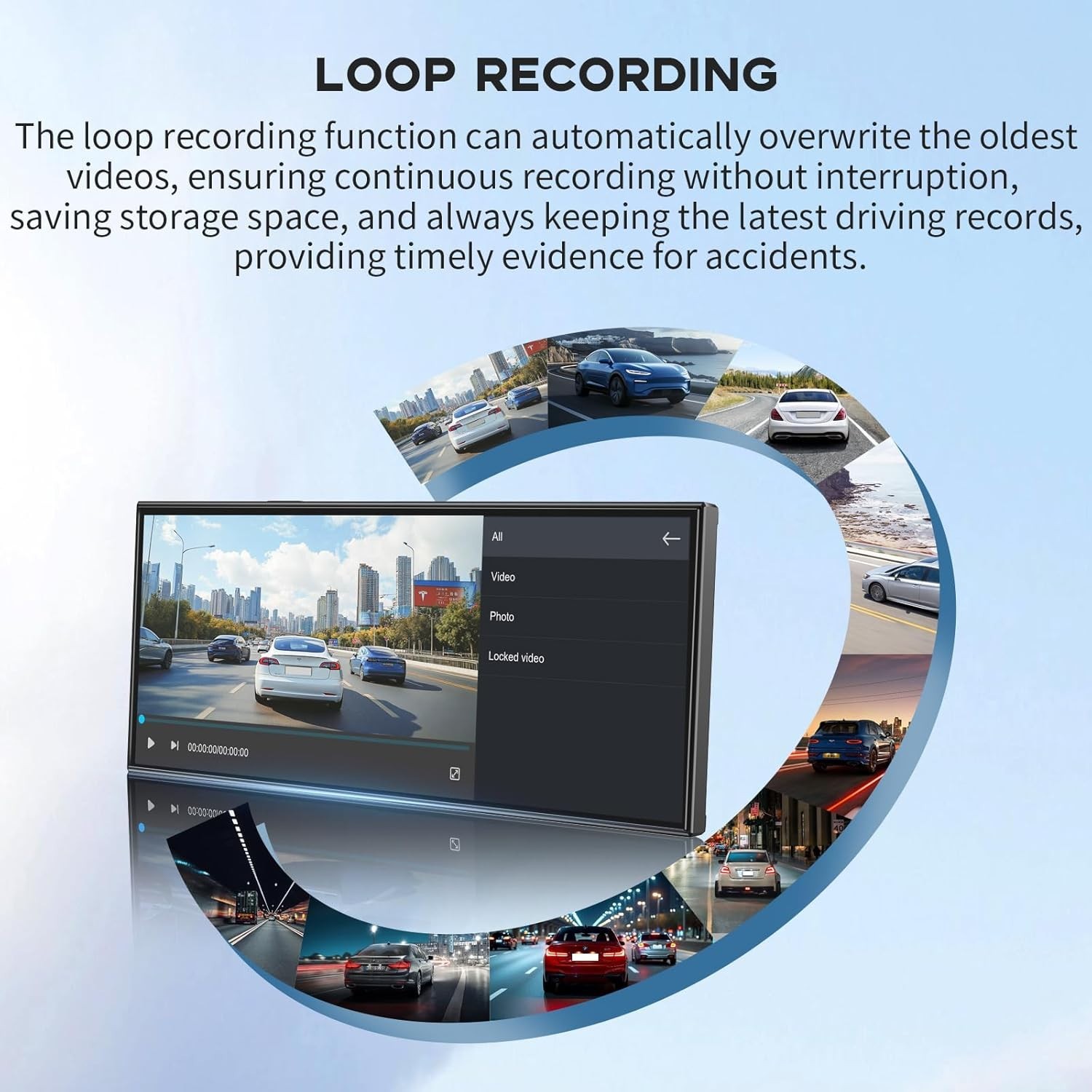 Largest 11.5″ Touchscreen with Dash Cam, App Control for Car