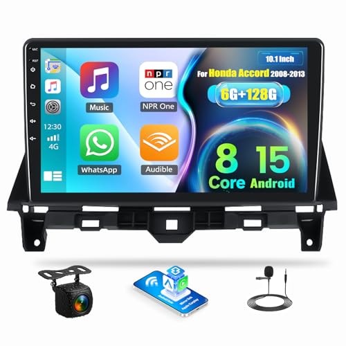 8Core 6G+128G Android Car Radio Stereo for Honda Accord 2008 P3-8 Core 6G+128G