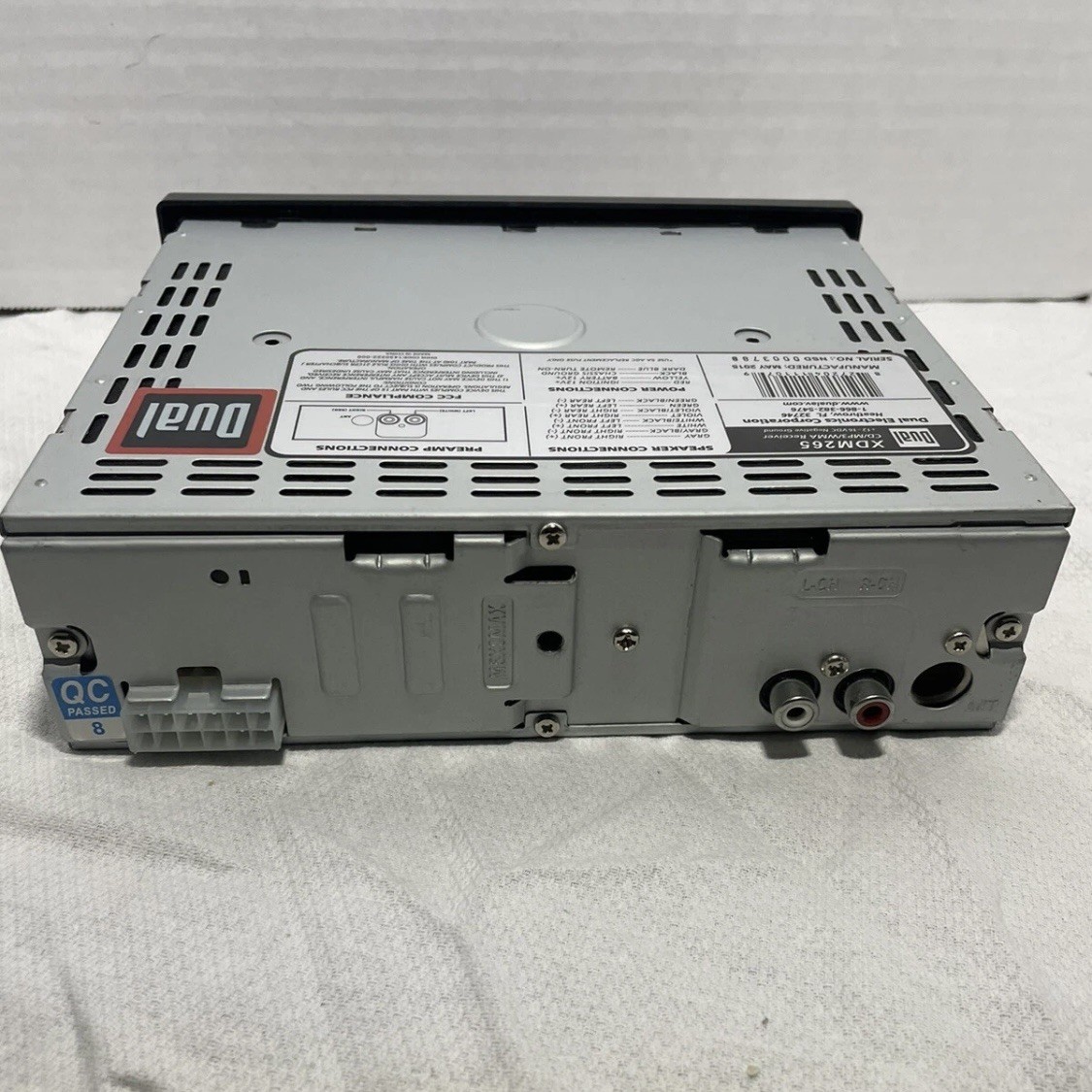 Dual Electronics XDM265 60W CD MP3 Receiver Detachable Faceplate USB Aux In EQ