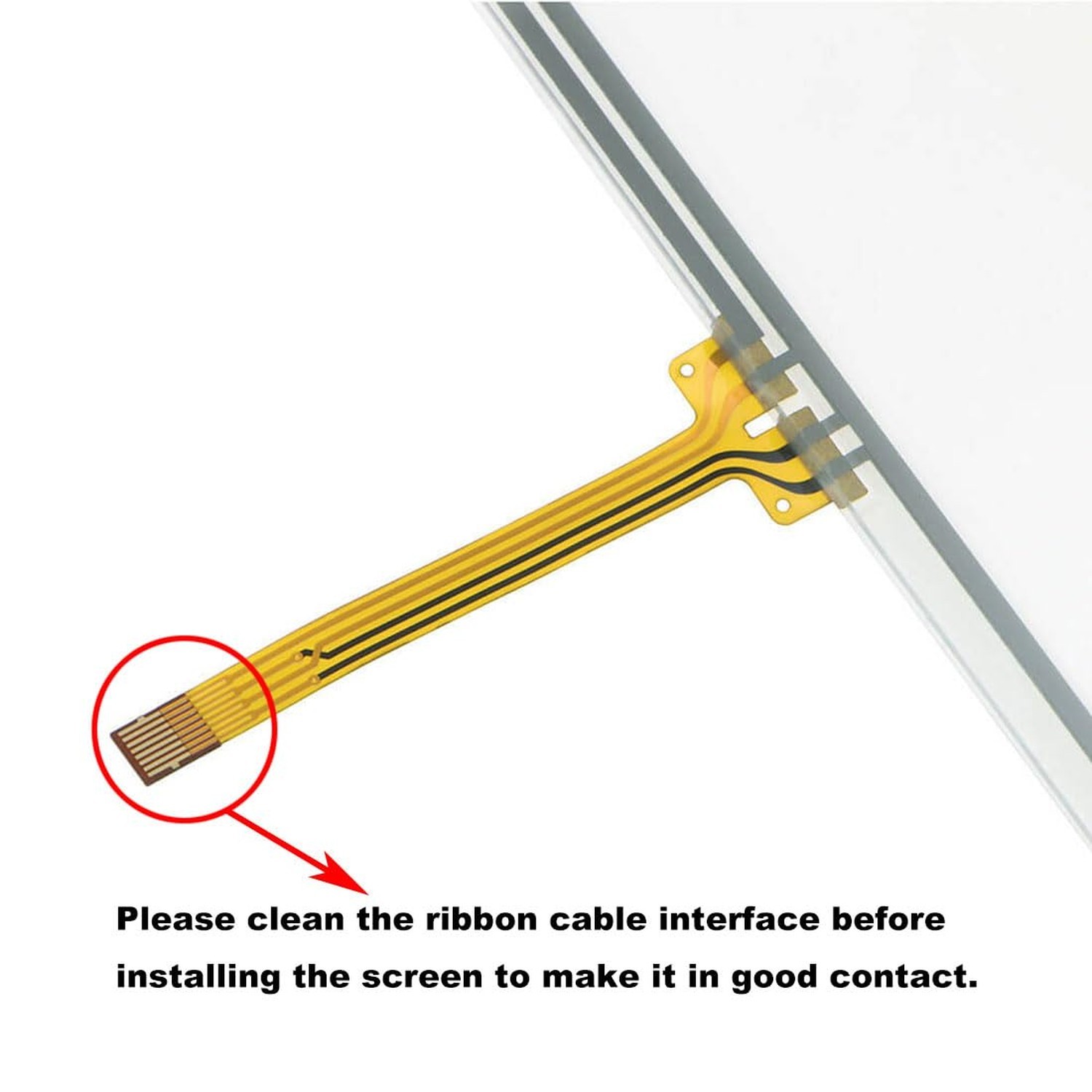 Navigation Touch Screen Digitizer Fit for Toyota Highlander Radio 2014-2019 8…
