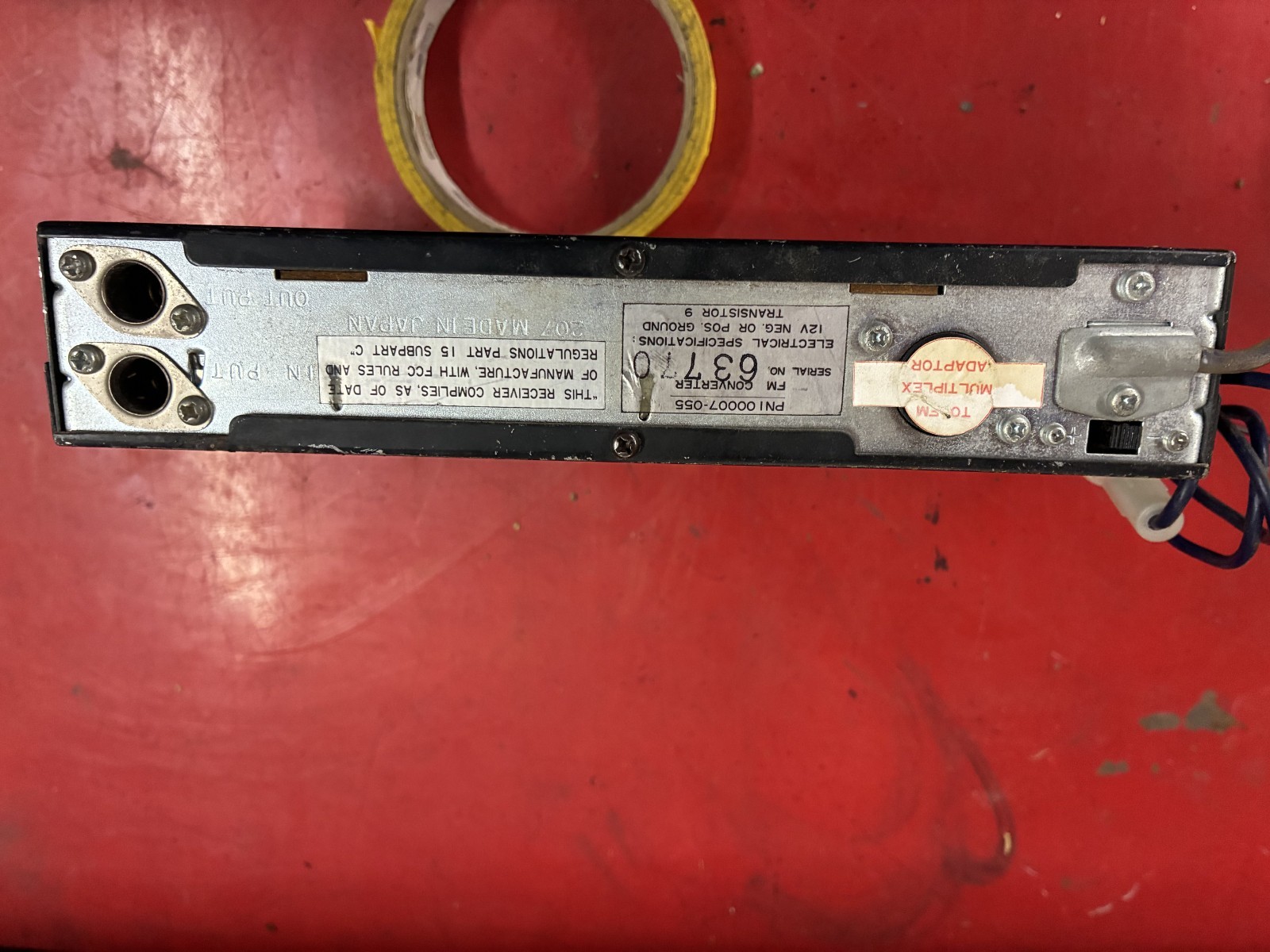 Vuntage AM/FM Converter Made in Japan Working Condition