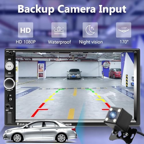 Double Din Car Stereo Radio 7 Inch Touch Screen 7 Inch with Mirror Link