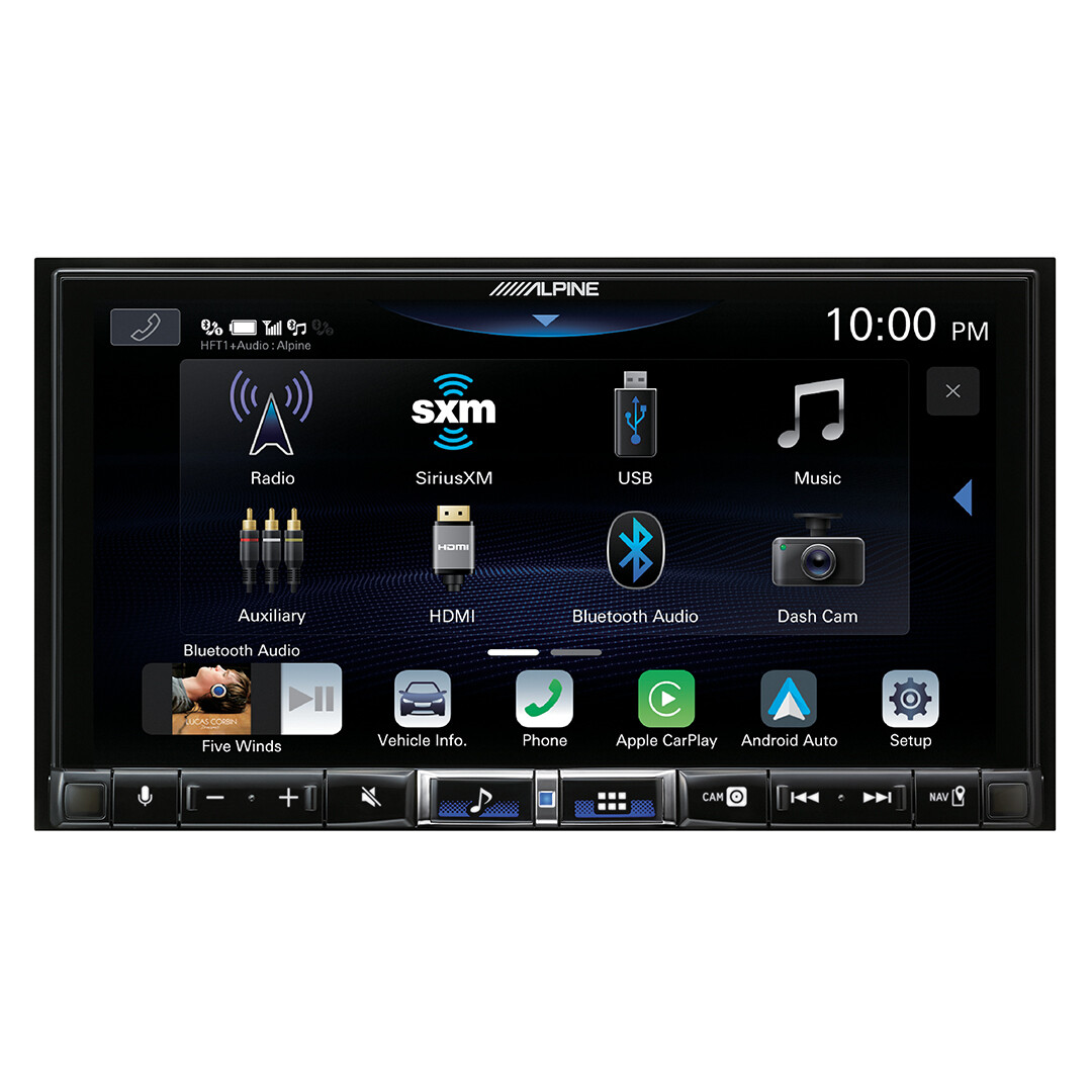 Alpine iLX-507, 7″ Digital Media Receiver w/ Wireless CarPlay & Android Auto