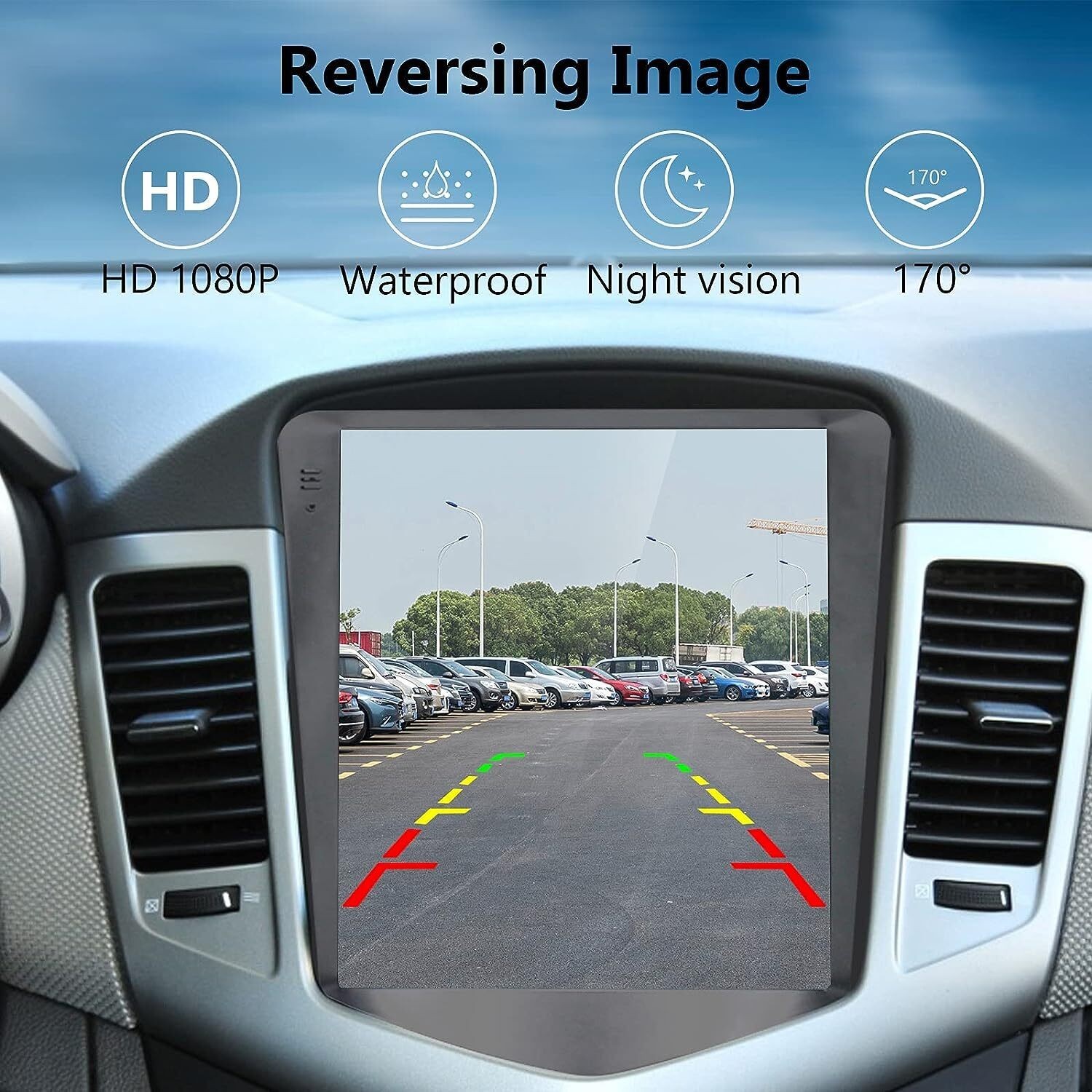 Radio For 2011-2015 Cruz Carplay Touchscreen FM RDS Backup Camera