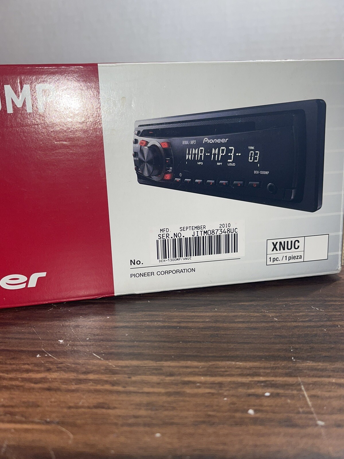 Pioneer DEH-1300MP Car Stereo FM/AM Radio – USED TESTED -NO REMOTE
