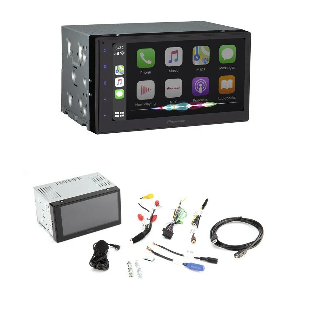 Pioneer Apple CarPlay Double DIN Radio Stereo Install Kit for 2004-14 Ford F150