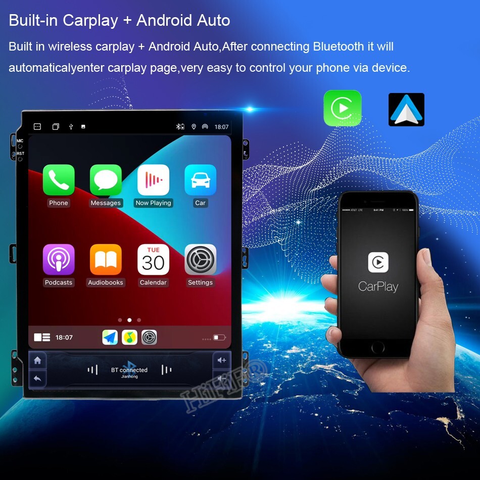 10.4″ For Hyundai Elantra 2011-2016 Android 15 Car Stereo CarPlay AUTO GPS Radio