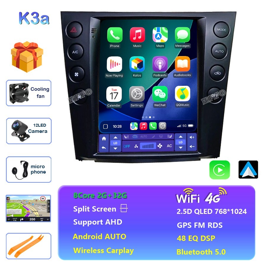10.4″Car GPS Navigation Radio Stereo For Lexus GS300 GS330 GS400 GS450 2G+32G